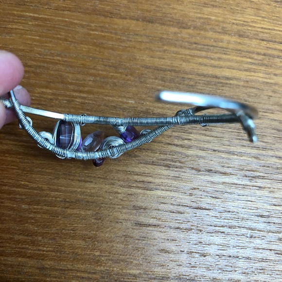 NEW Gorgeous Gemstone Sterling Silver Bracelet - Picture 5 of 8